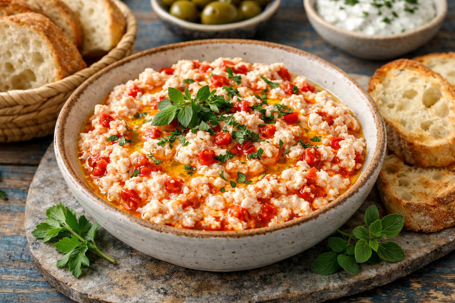 Lor peynirli közbiber ezmesi